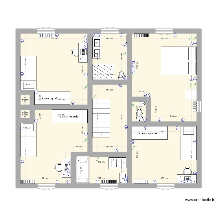 1er étage Elec. Plan de 0 pièce et 0 m2