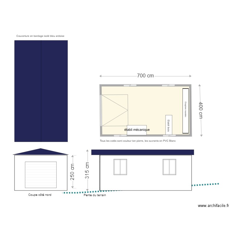 Projet atelier juin 2021. Plan de 0 pièce et 0 m2