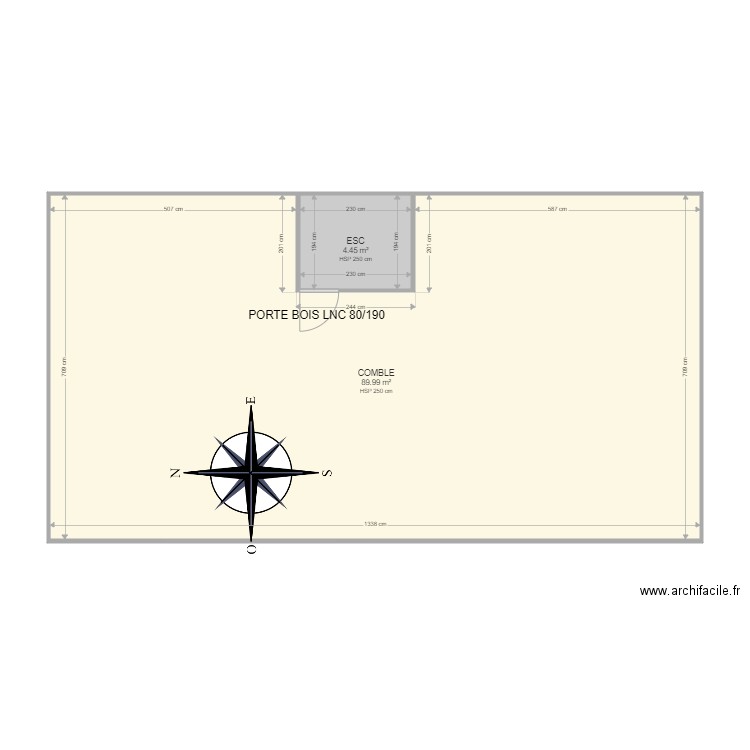 Chevalier. Plan de 0 pièce et 0 m2