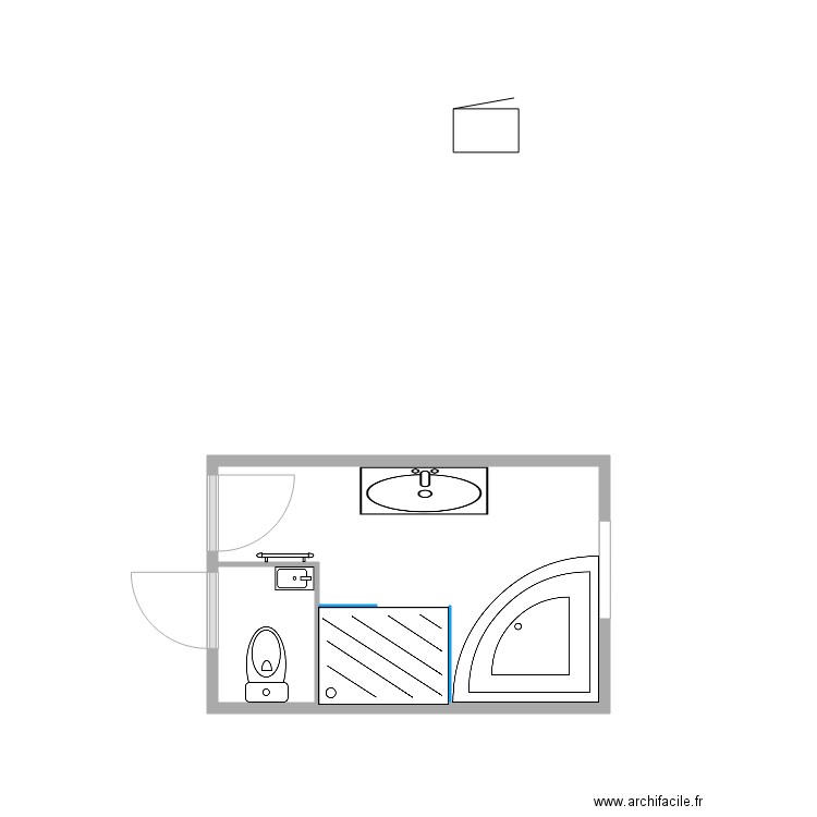 SDB V8. Plan de 0 pièce et 0 m2