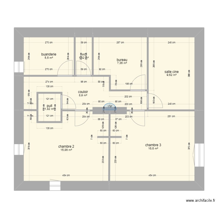 SOUS SOL . Plan de 0 pièce et 0 m2