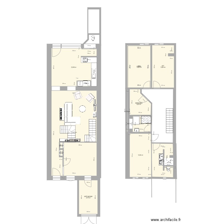 ST SYMPH 06 02 22  reno 2. Plan de 14 pièces et 158 m2