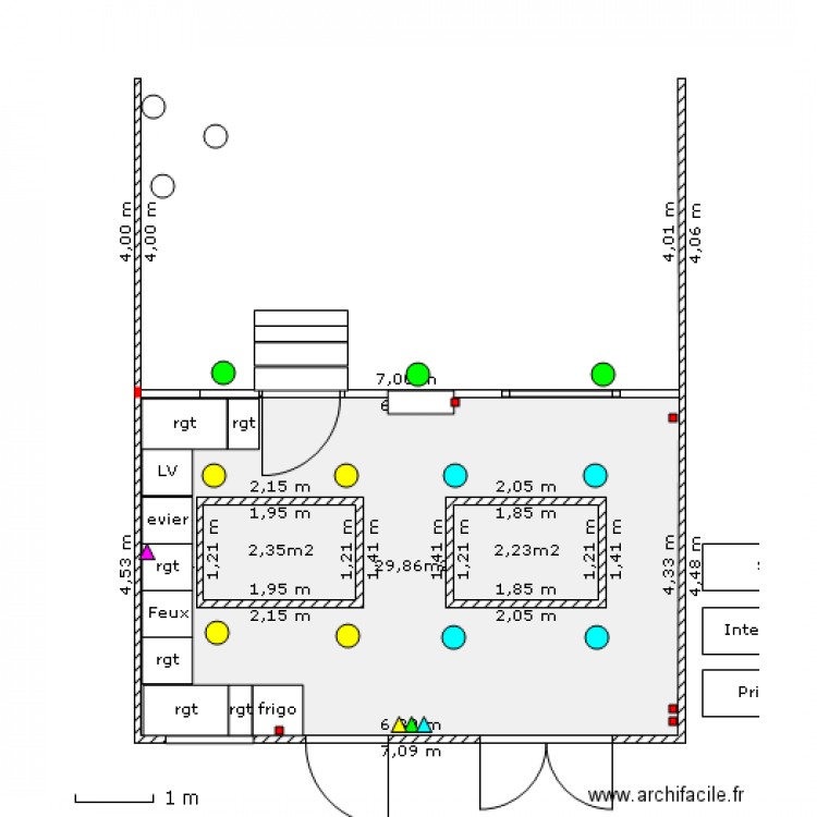 véranda electricité. Plan de 0 pièce et 0 m2