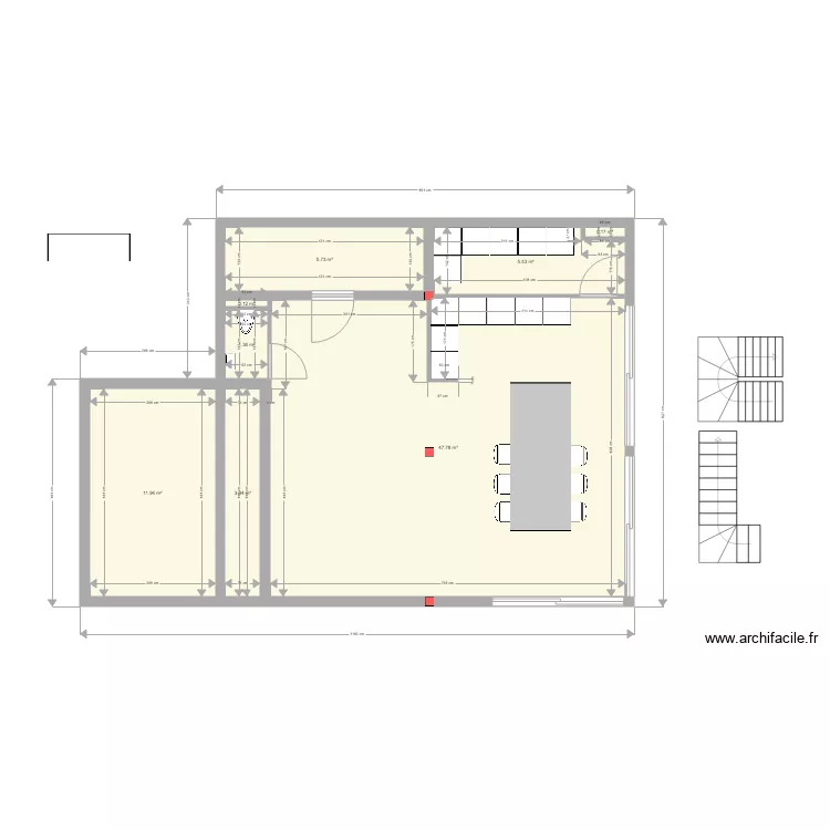 Maison SAE V4. Plan de 