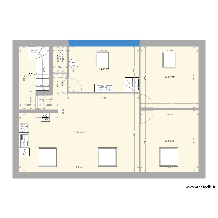2ème etage Tergnier. Plan de 0 pièce et 0 m2