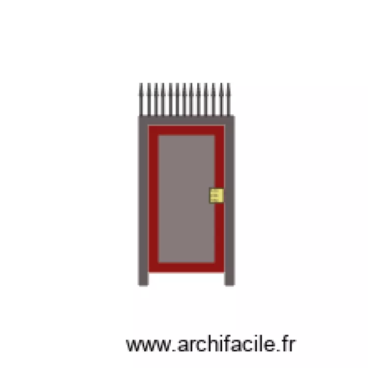 portail. Plan de portail. Plan de