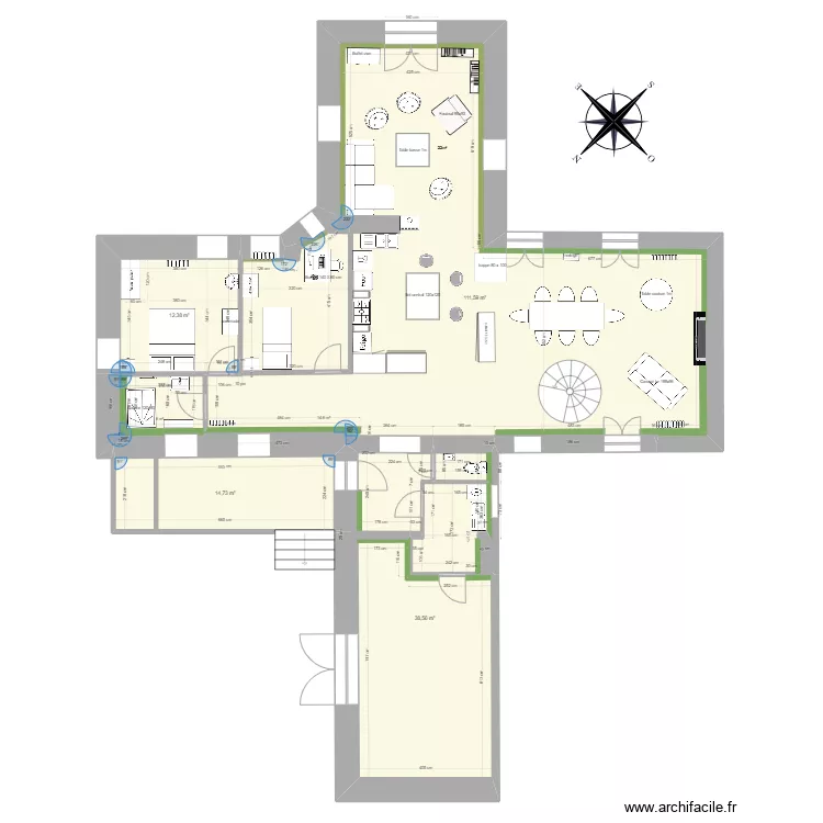 Branceilles 13. Plan de 