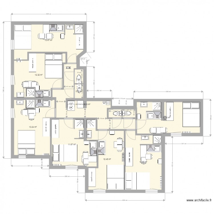 7 Studios V4. Plan de 0 pièce et 0 m2