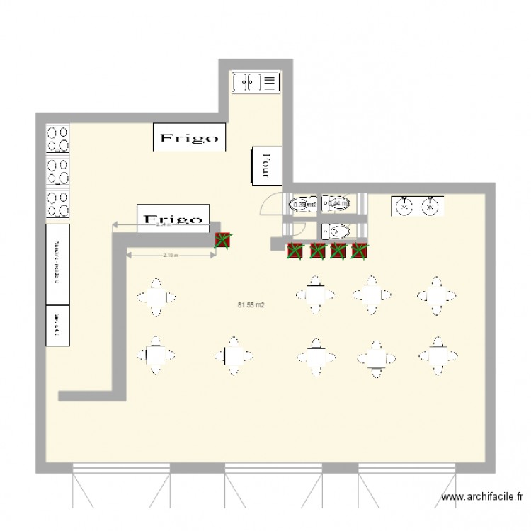 bizerte. Plan de 0 pièce et 0 m2