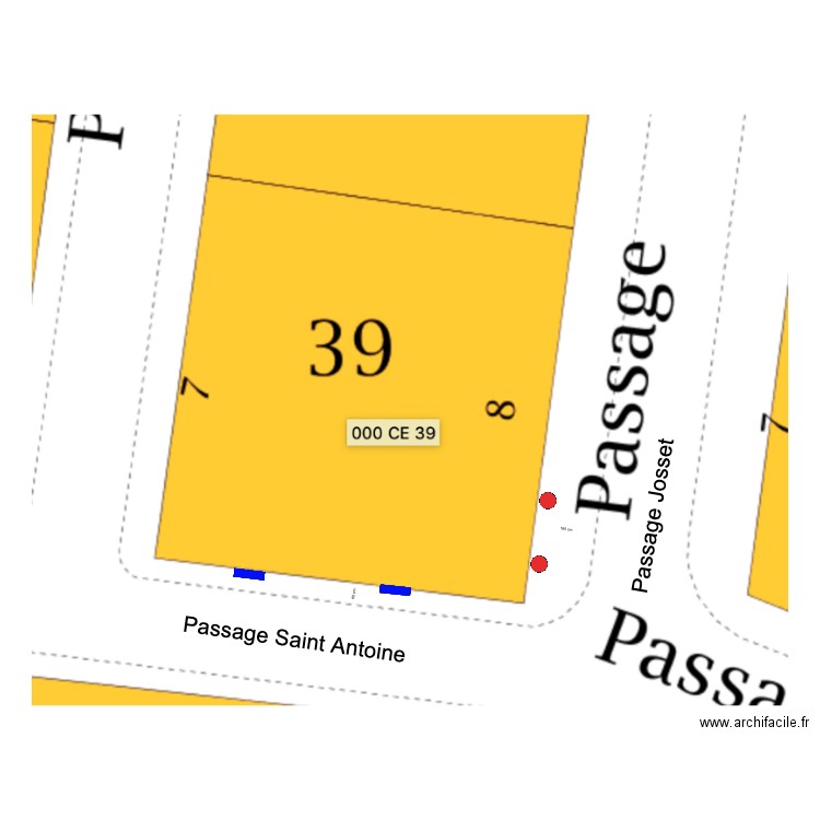 Terrasse Motel. Plan de 0 pièce et 0 m2