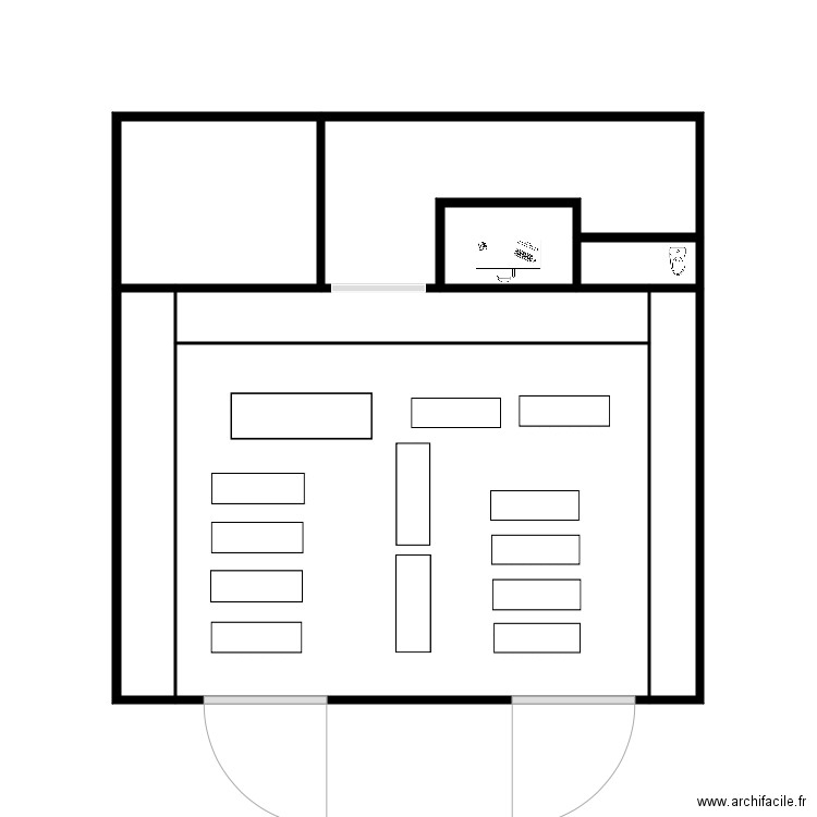 plan sephora deux lions . Plan de 0 pièce et 0 m2