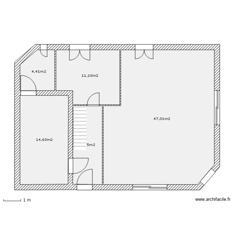 Famille Meunier Rivi&egrave;re. Plan de 