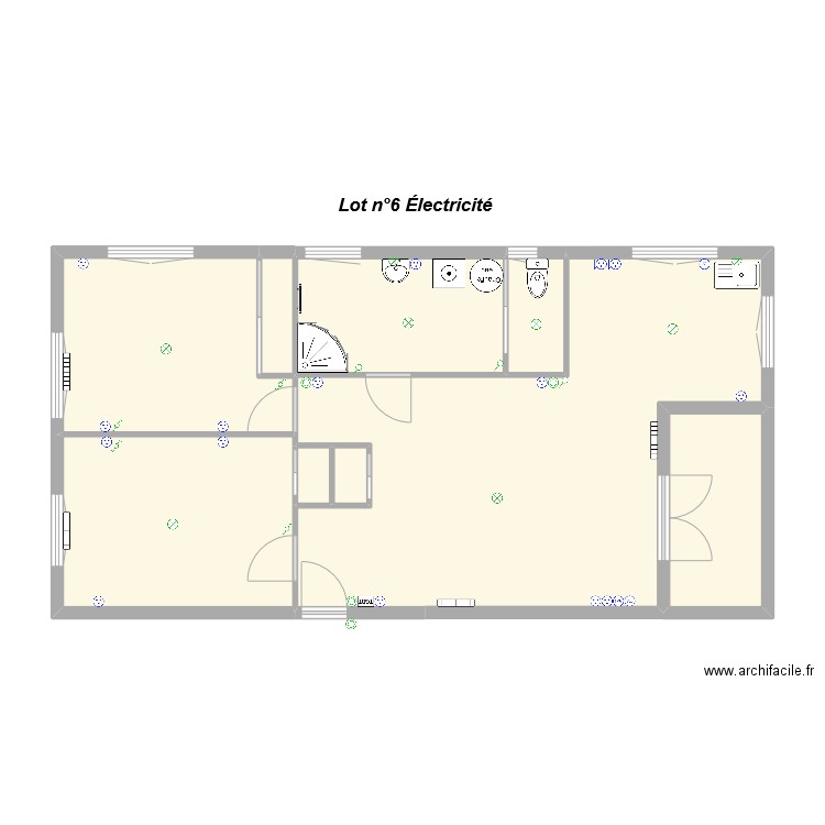  LGT NICOLIER Lot n°6 Electricité. Plan de 0 pièce et 0 m2