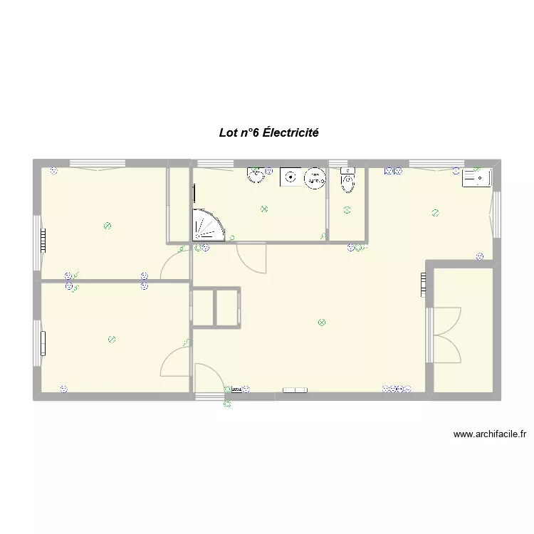  LGT NICOLIER Lot n&deg;6 Electricit&eacute;. Plan de 