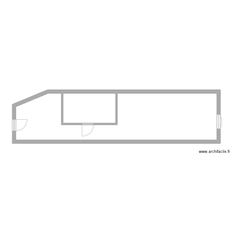 baert 2. Plan de 2 pièces et 44 m2