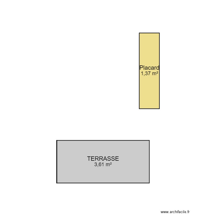 Salon chambre balcon . Plan de 0 pièce et 0 m2