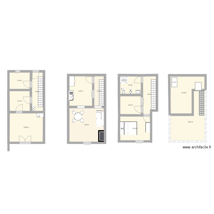 maison lasalle. Plan de 0 pièce et 0 m2