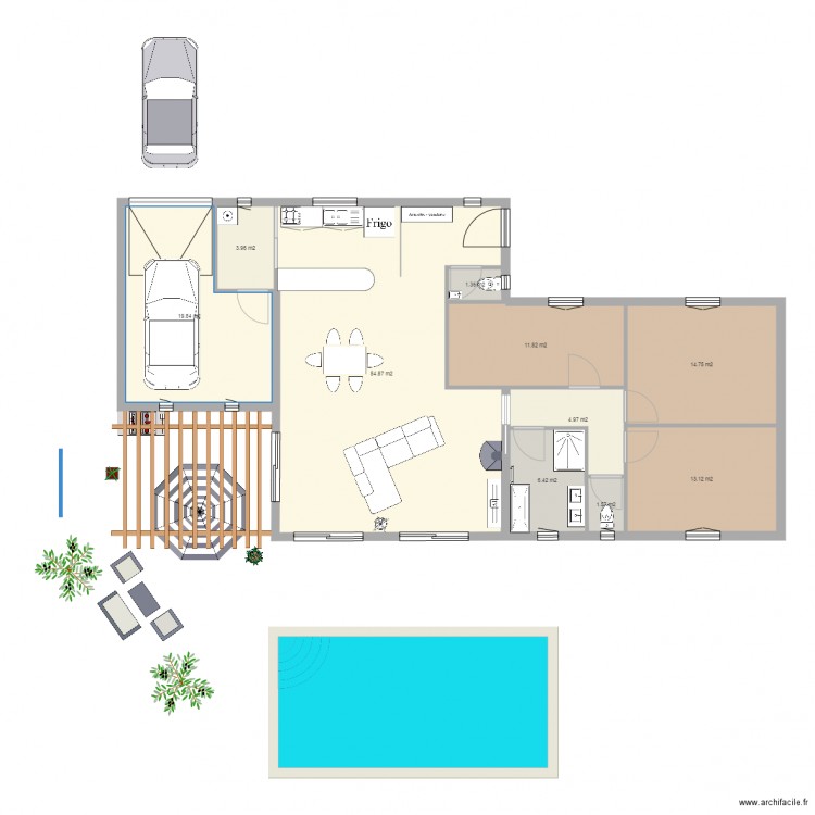 MAISON TEDDY EMILIE. Plan de 0 pièce et 0 m2