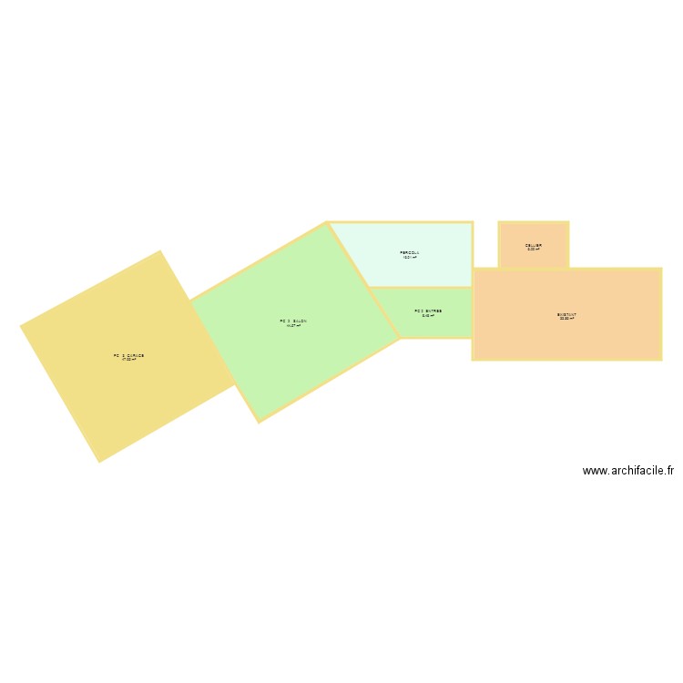 PC 2 + PC 3. Plan de 0 pièce et 0 m2