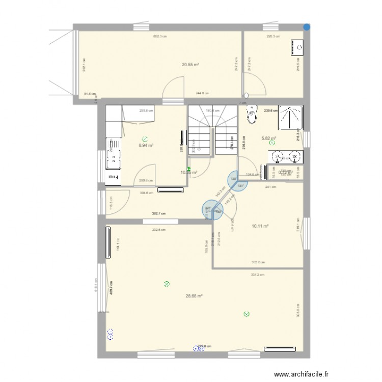 initialprojetv0. Plan de 0 pièce et 0 m2