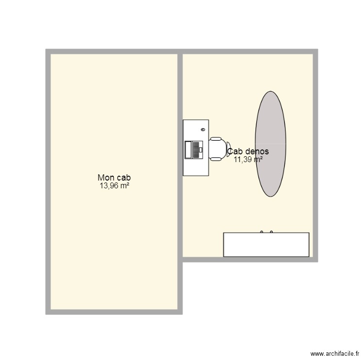 Cab haussmann. Plan de 0 pièce et 0 m2