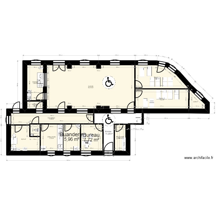 95 SARCELLES 106 Brossolette rectif finale JORDAN. Plan de 13 pièces et 136 m2