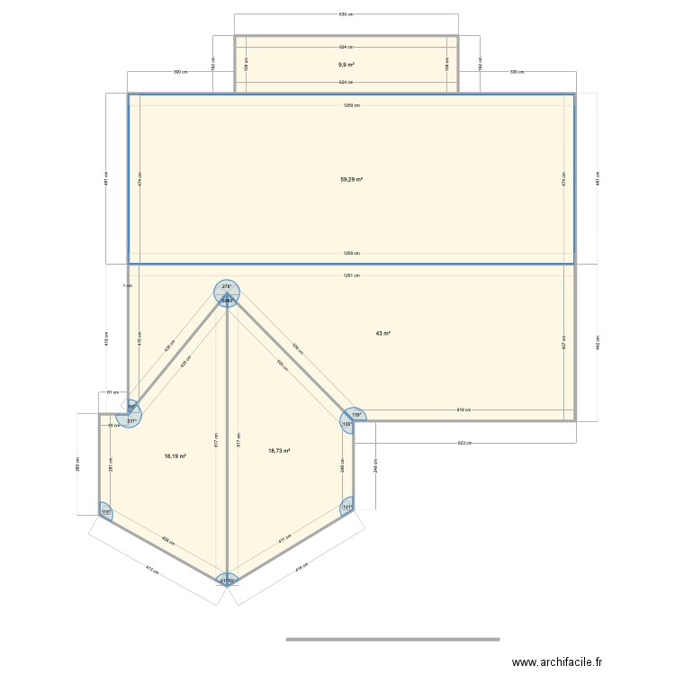 20230227 Projet Toiture COUSIN. Plan de 0 pièce et 0 m2