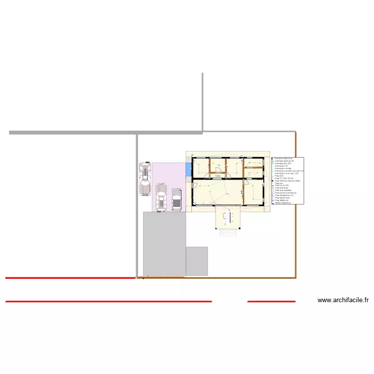 PC Vue de Plan. Plan de 