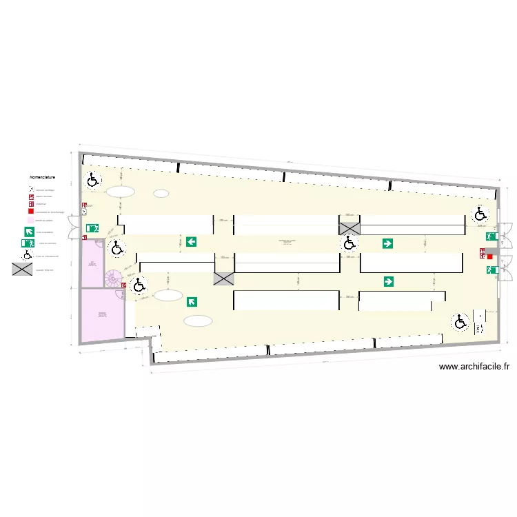 Stock priv&eacute; Chambly apr&egrave;s projet. Plan de 