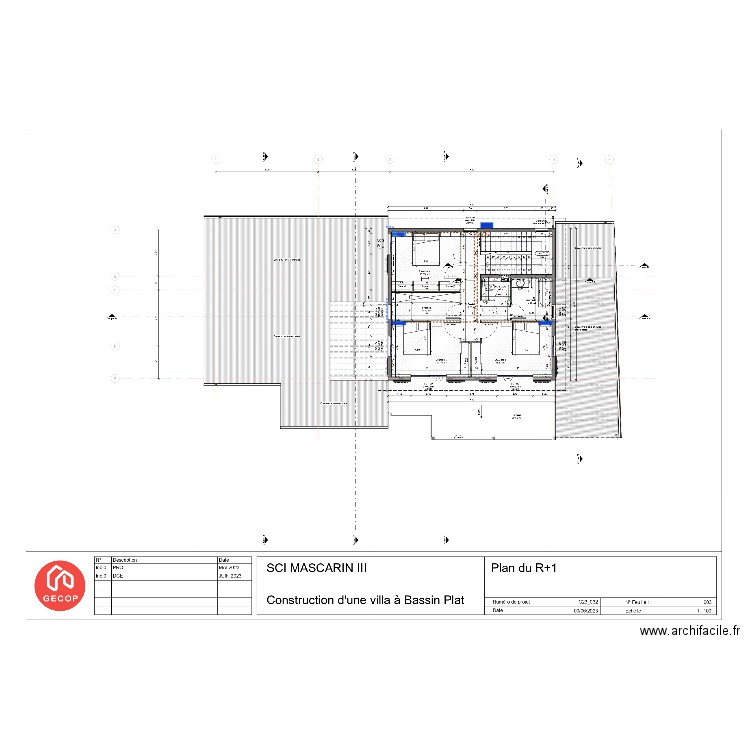 Villa Macarin 3 R+1. Plan de 0 pièce et 0 m2