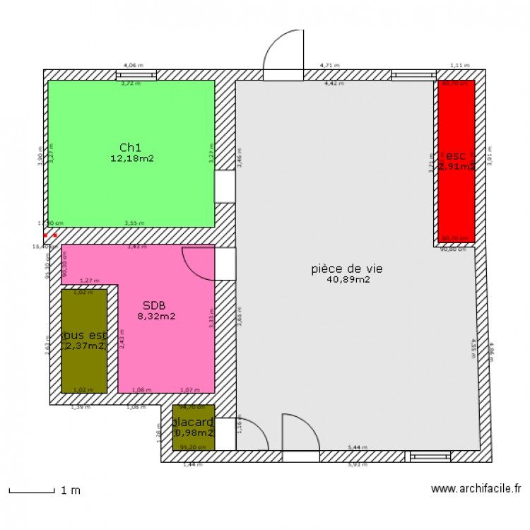 APPT etienne apt modif. Plan de 0 pièce et 0 m2