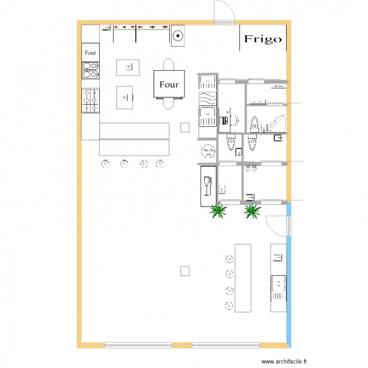 pizza3 equipé. Plan de 0 pièce et 0 m2
