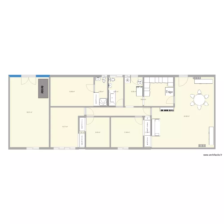 Petit  Breuil. Plan de 