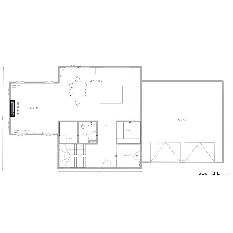 next. Plan de 0 pièce et 0 m2