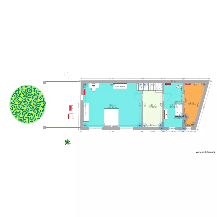 Esquenne 5 etage avec objets. Plan de Esquenne 5 etage avec objets. Plan de