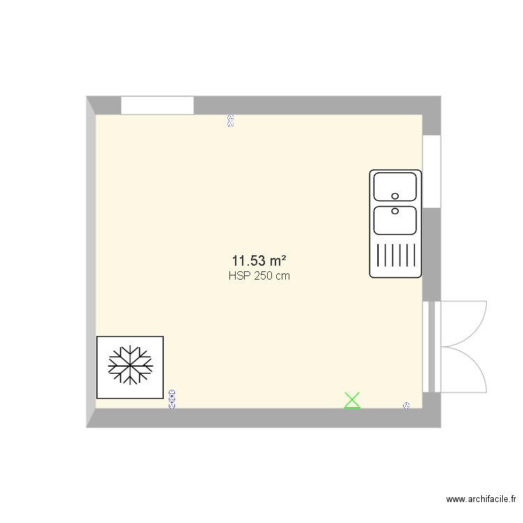 Cuisine v2. Plan de 0 pièce et 0 m2