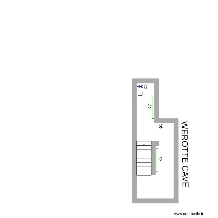 WEROTTE Cave. Plan de 0 pièce et 0 m2