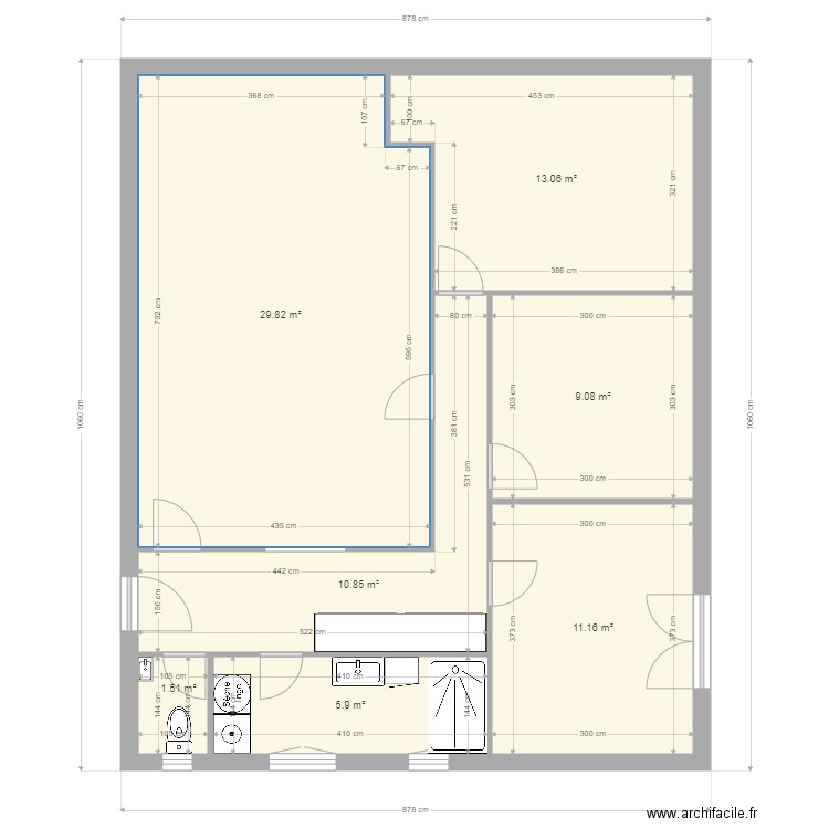 Flamant (Billy sur Aisne). Plan de 0 pièce et 0 m2