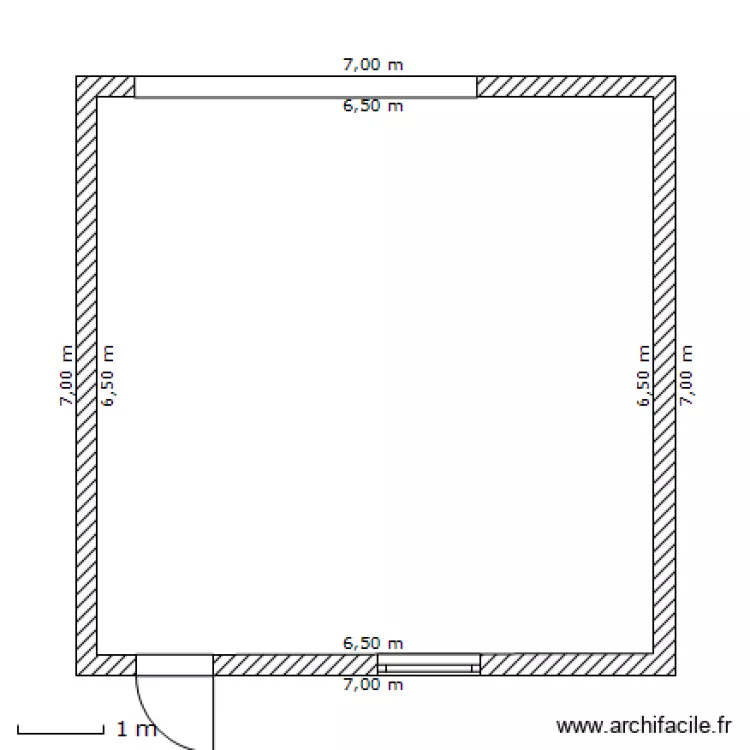 GARAGE. Plan de 
