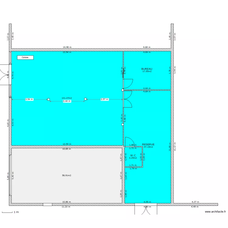 MAGASIN LA RENAUDI&Egrave; JUIN 2012. Plan de 