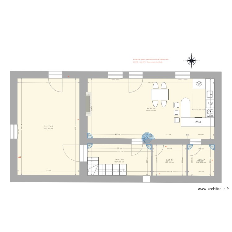 20201116 MAISON DE FERME RDC vPPL. Plan de 0 pièce et 0 m2