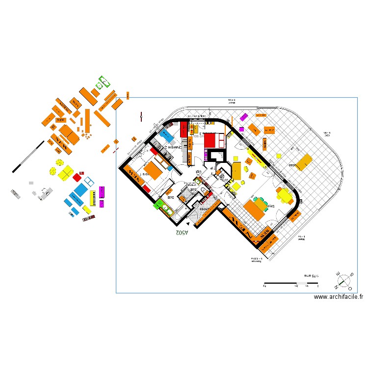 FINAL plan indice 27 placard Ch 3. Plan de 0 pièce et 0 m2