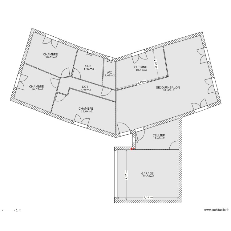 27con. Plan de 0 pièce et 0 m2