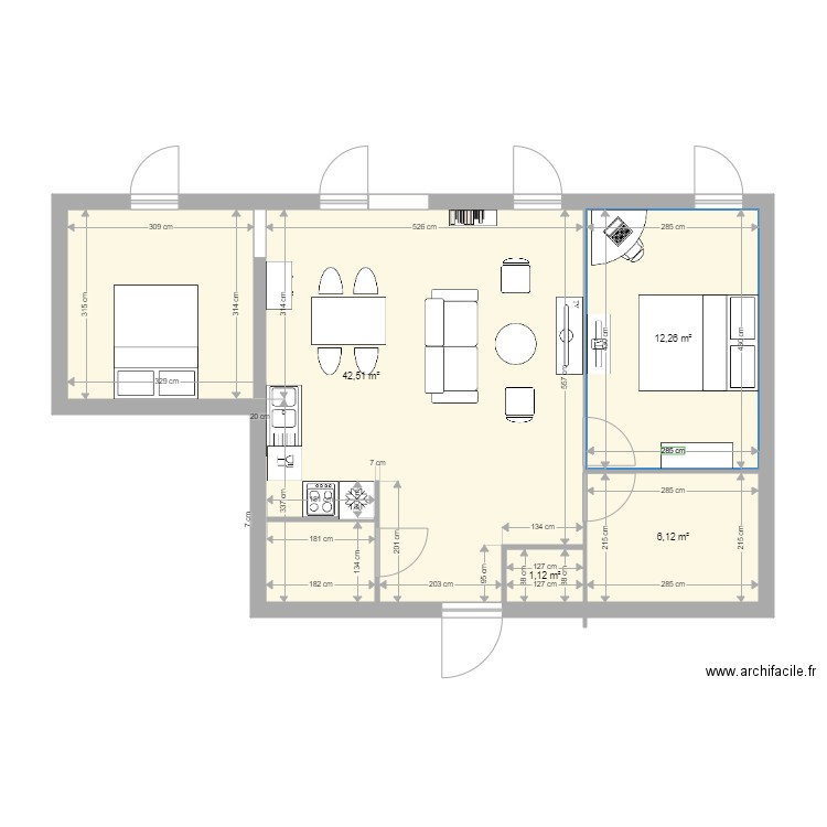 Appartement Meudon. Plan de 0 pièce et 0 m2