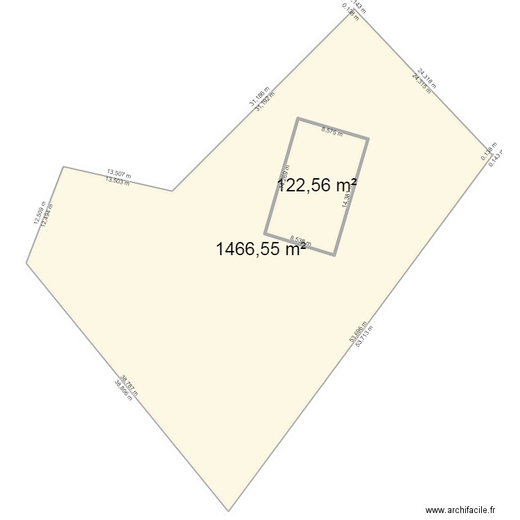 PLAN MAISON. Plan de 2 pièces et 1723 m2