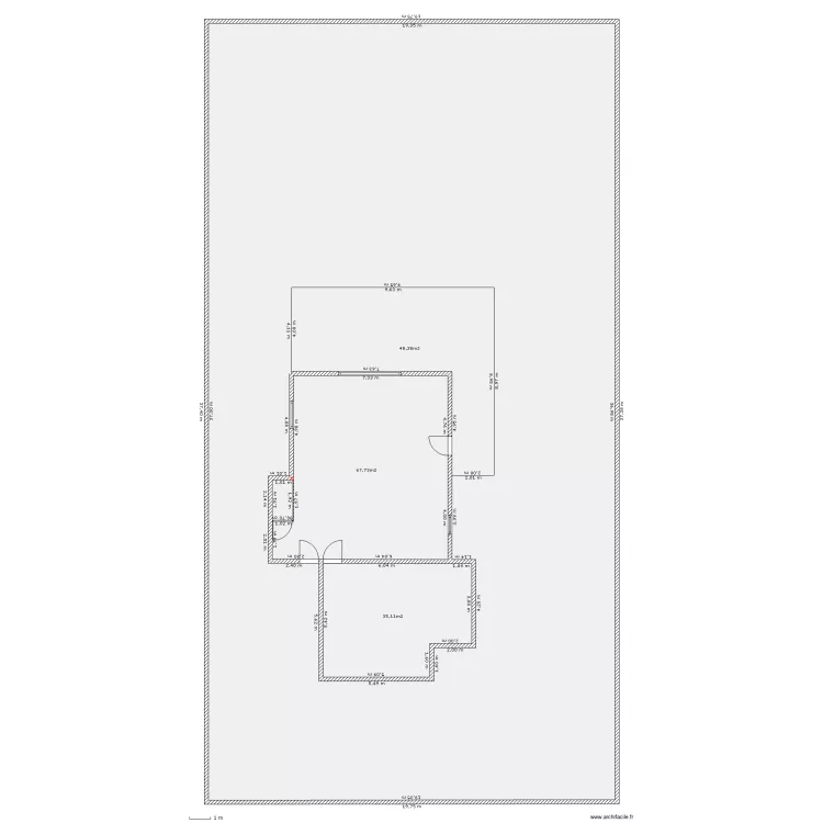 maison. Plan de 