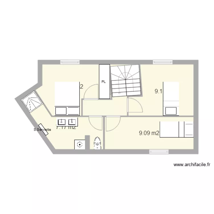 DARFEUILLE RDC. Plan de 
