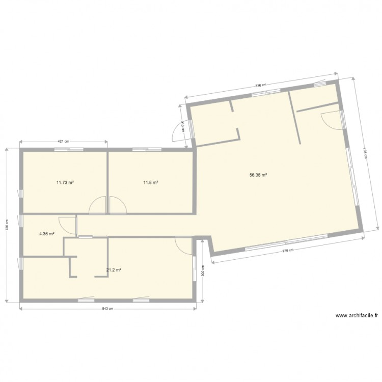 rdccarreaux. Plan de 0 pièce et 0 m2