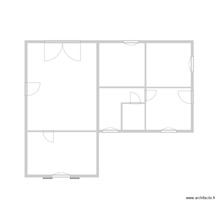 maison 2 RDC. Plan de 0 pièce et 0 m2