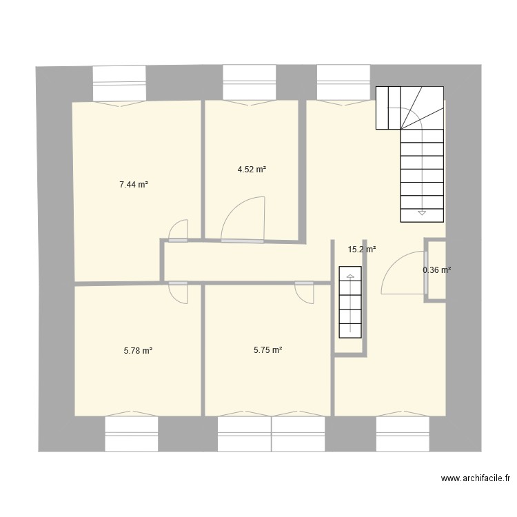 2019 11 16 Maison Etage. Plan de 0 pièce et 0 m2